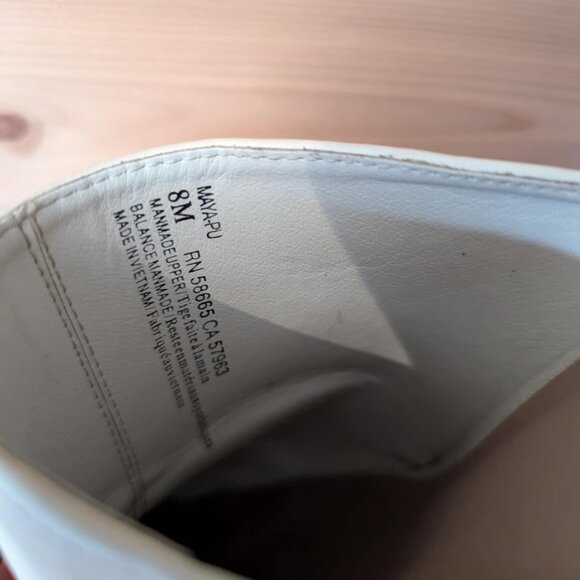 Abound Heels size 8M white upper 4" heel rubber soles multi use pointed toe - Picture 9 of 9